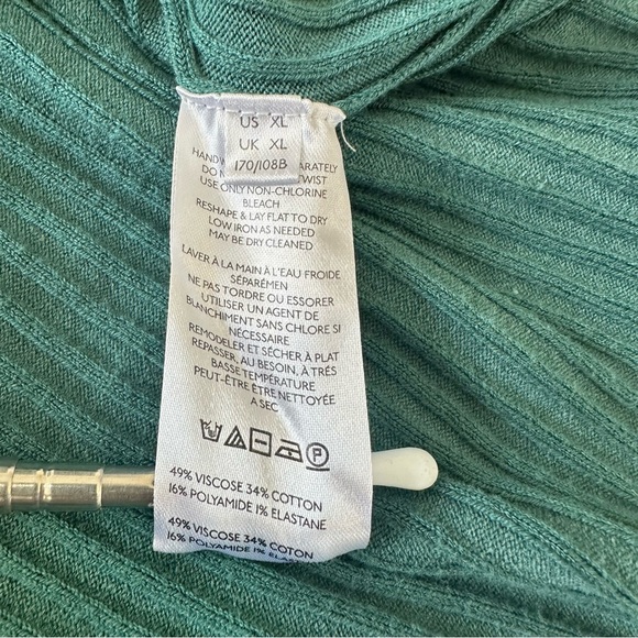 Free People Carine Sweater Size XL Blase Green NWT - Picture 12 of 16